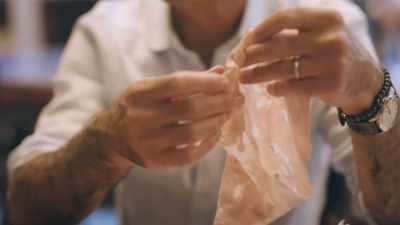 Mortadella is also known
as Bologna sausage, - Stanley Tucci: Searching for Italy