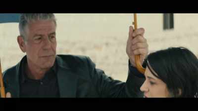 MOSSHART:
I knew who she was, - Roadrunner: A Film About Anthony Bourdain