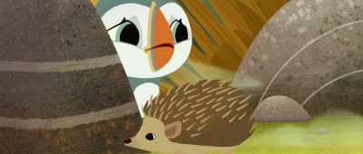 -Mossy!
-Three, two, one! - Puffin Rock and the New Friends