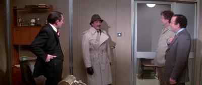 Most ingenious.
The old closet ploy. - The Pink Panther Strikes Again