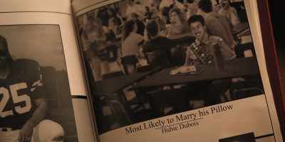 "Most likely to marry his pillow."
Still don't get that one. - Hubie Halloween
