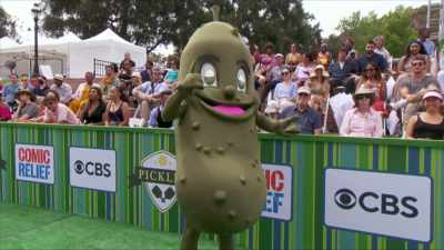 MOST MASCOTS ARE
HAPPY-GO-LUCKY, - Pickled