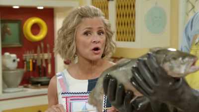 Most people prefer salmon
but will settle for char, - At Home with Amy Sedaris