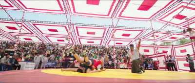 Most wrestlers don't get up
after that move. - Sultan