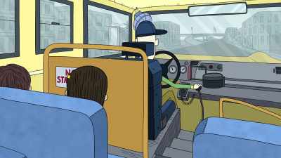 Mother-bleeping C-word!
Stupid B-hole bus. - Ten Year Old Tom