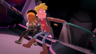 Mother! I need some help
keeping this ship stable! - Final Space