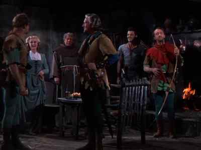Mother Meg and the queen. - The Bandit of Sherwood Forest