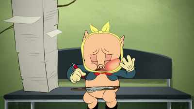 Mother's maiden name... Ow! - Looney Tunes Cartoons