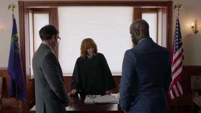 -Motion denied.
-[gavel thuds] - Reba McEntire's The Hammer