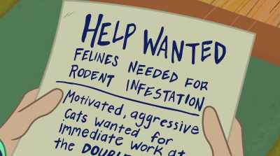 "Motivated, aggressive cats wanted
for immediate work at the Benson Ranch. - Tom and Jerry Cowboy Up!