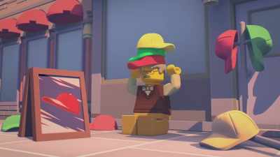 -[motorcycle revving]
-[police siren blaring] - LEGO City Adventures