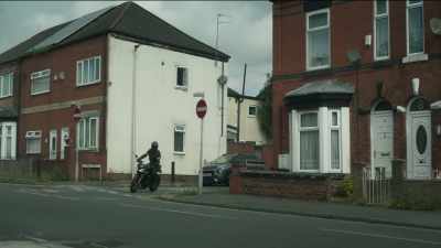 [ Motorcycle roaring ] - Protection