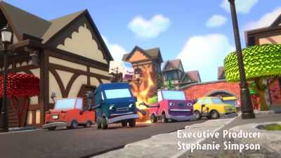 [Motorvanians yelling] - Mighty Monsterwheelies