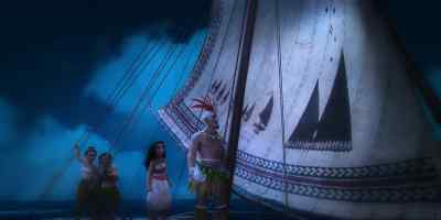 Motufetū should be
under the stars. - Moana 2