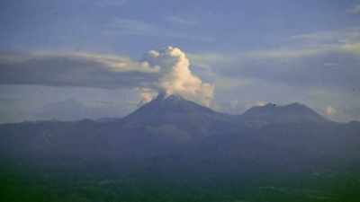 MOUNTAINS RISE TO 16,000 FEET, - The Pacific War in Color