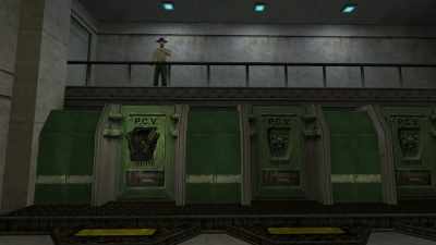 Mounted on the wall below
me, you will see a PCB. - FPS: First Person Shooter