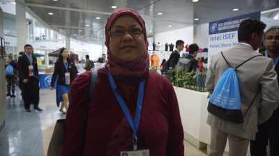 MOURSHEDA: I just hope
that she doesn't get sick
or something like that, - Science Fair