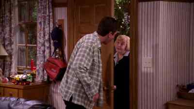 [mouth full]
hello. - Everybody Loves Raymond