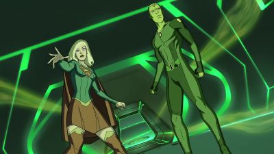 Move away from the machine, brainiac. - Legion of Super-Heroes