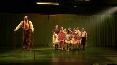 Move your hand, Bevan,
or you will get ten strokes for disobedience. - National Theatre Live: Nye