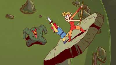 -Move it, Lion-O!
-[exclaims] - ThunderCats Roar
