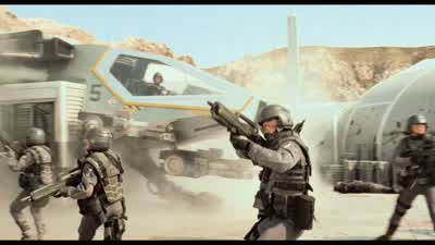 Move, move, move! - Starship Troopers