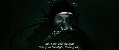 Move the line to the marker buoy
so it's attached to me. - Breaking Surface