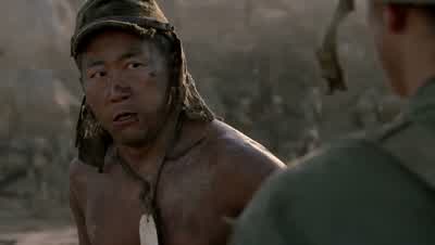 Move, you slant-eyed bastard. - The Pacific