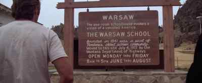 "...moved to this site
July 4th, 1972." - Thunderbolt and Lightfoot