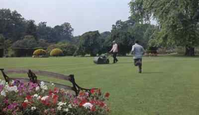 MOWER DROWNS OUT ALL CONVERSATION - The Early Bird