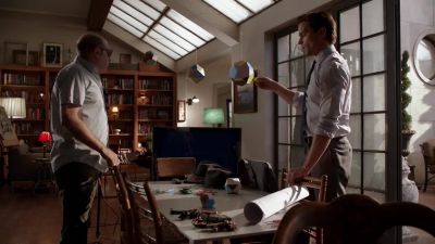Moz, grab that serving tray
from the coffee table. - White Collar