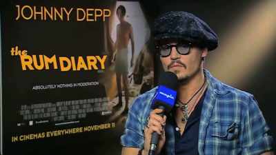 Mr Depp tried to set fire
to the painting - Johnny vs Amber