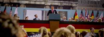 Mr Gorbachev open this gate - Reagan
