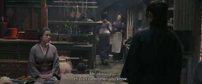 Mr. Himura,
this isn't a brothel, you know. - Rurouni Kenshin: The Beginning