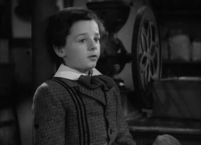 Mr Hobbs one is sitting on this barrel now - Little Lord Fauntleroy