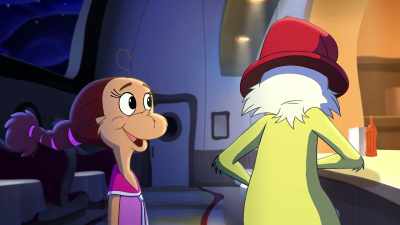 Mr. Jenkins is so close
to being back on Chickeraffe Island - Green Eggs and Ham
