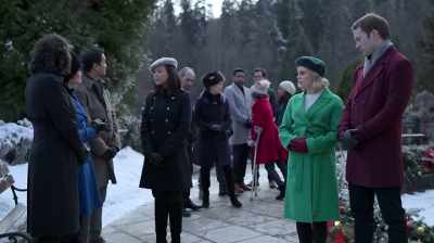 Mr. Little has advised
that we remain outside the palace - A Christmas Prince: The Royal Baby