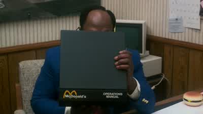 Mr. Mcdowell? Yeah? There's some people here to see you. They're not from McDonald's, are they? I do - Coming to America