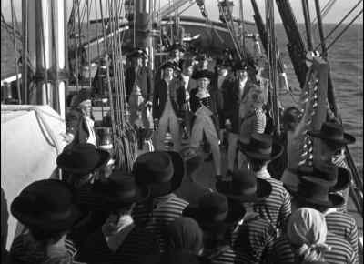 Mr. Morrison, do your duty.
Four dozen, I believe. - Mutiny on the Bounty