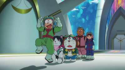 Mr. Nobita would like to try living here. - Doraemon the Movie: Nobita's Sky Utopia
