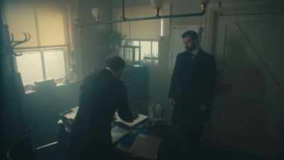 [MR. POTTS] ...AND IF YOU COULD
ALSO SIGN HERE, HERE AND HERE. - Miss Scarlet and the Duke