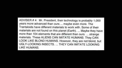 "Mr. President, in
their technology, - Truth Hunter