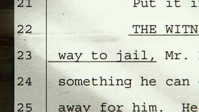 Mr. Ramirez inquired
that there´s got to be - Killing County