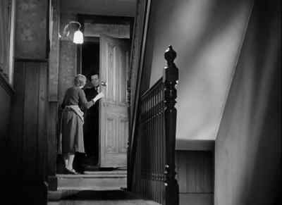 - Mr Stratton lives here?
- Yes, but, er... - The Man in the White Suit