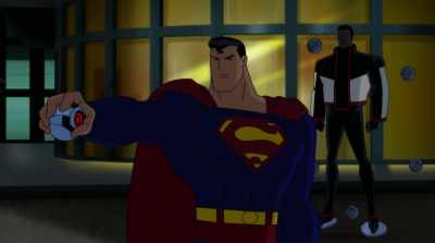 (MR. TERRIFIC GROANS) - Justice League vs the Fatal Five