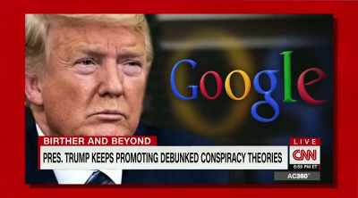 Mr. Trump turned
his sights on Google tweeting, - #UNFIT: The Psychology of Donald Trump