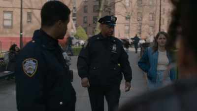 Mrs. Alberta says she may
have seen somebody run into - East New York