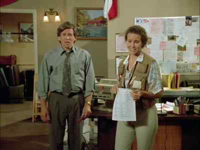 Mrs. De Kooning.
Having a nice day? - Murder, She Wrote