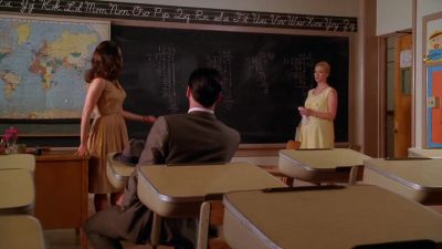Mrs. Draper, I was just talking
to your husband and this really can wait. - Mad Men