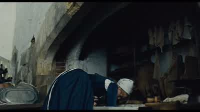 Hello. Hello. Mrs. Meg says you are to scrub the floor until she can see her toothless, fat face in - The Favourite